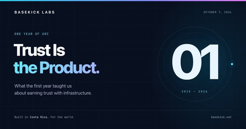 One Year of Arc: Trust Is the Product