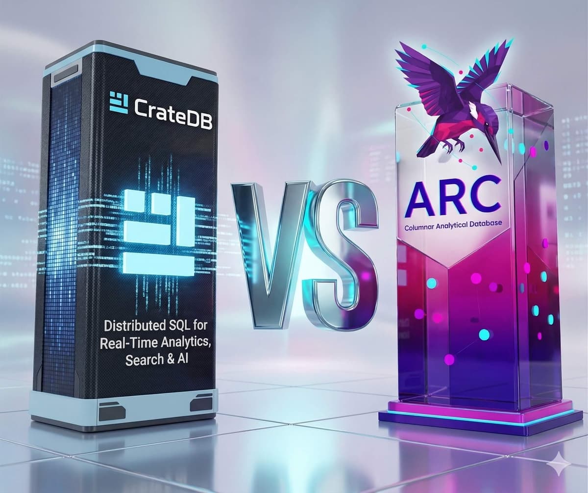 Arc on ClickBench: CrateDB. 50x on Ingestion, Not Close on Analytics.