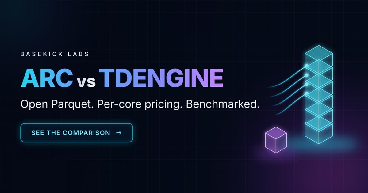 Cover image for TDengine Alternative: Arc vs TDengine, Benchmarked