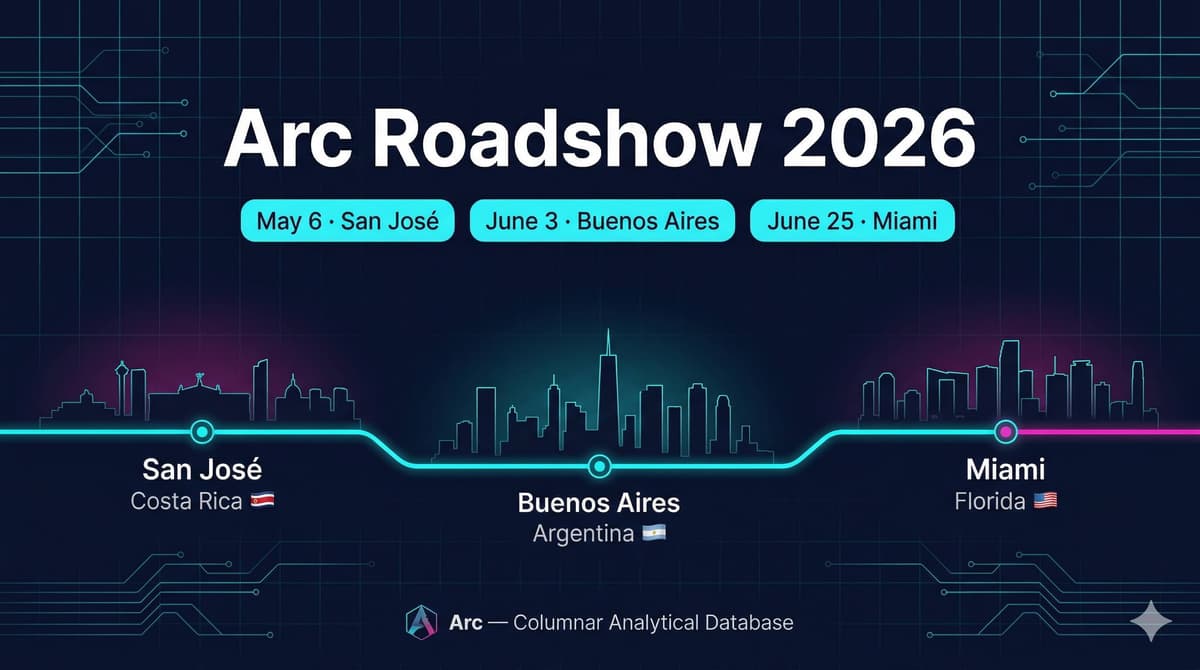 Arc is Hitting the Road — Introducing the Arc Roadshow 2026