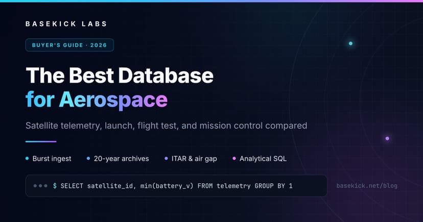 The Best Database for Aerospace in 2026: An Honest Comparison