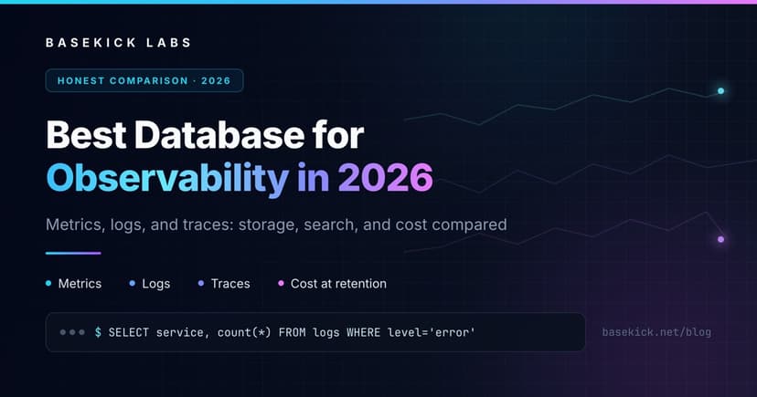 Best Database for Observability in 2026