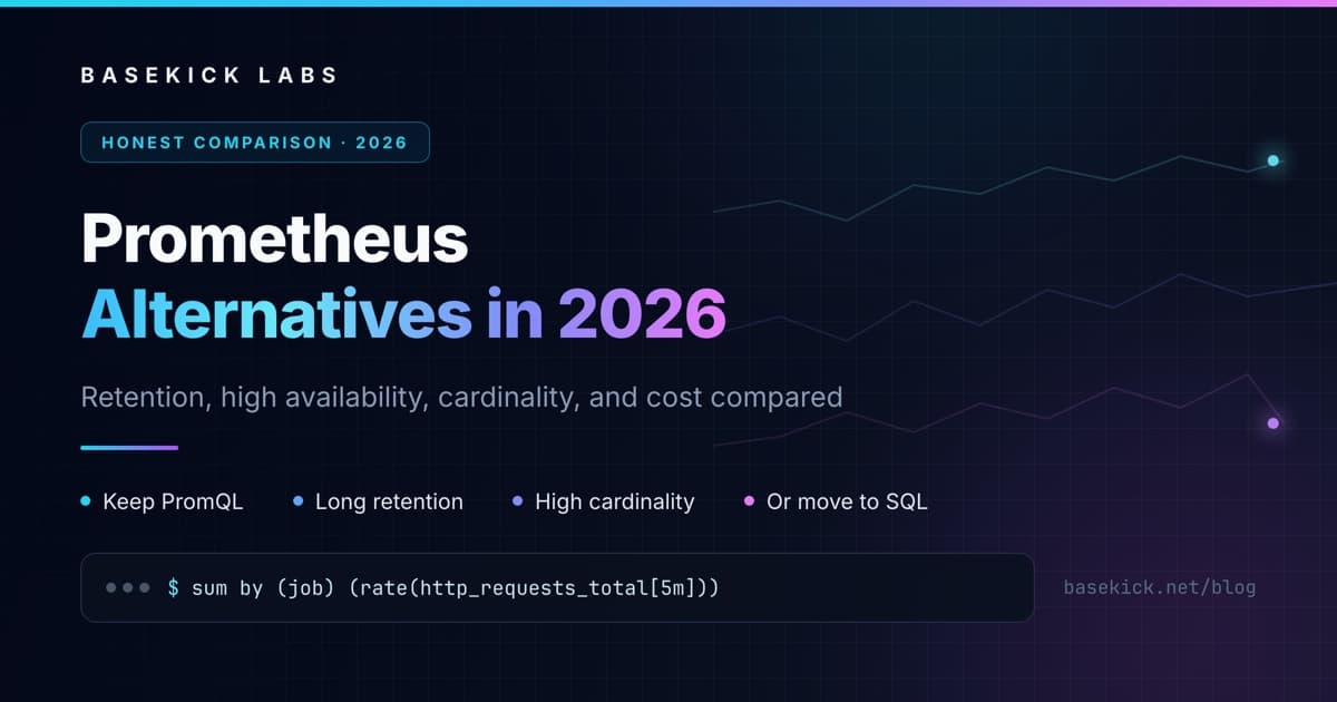 7 Prometheus Alternatives in 2026: An Honest Comparison