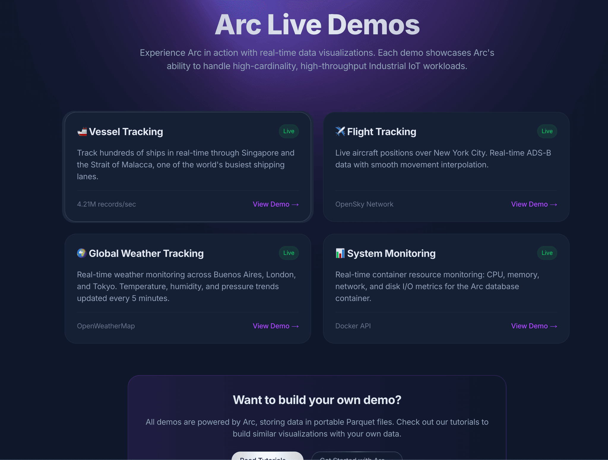 Imagen de portada para Arc Live Demos: See Sub-Second Queries on Real Industrial IoT Data