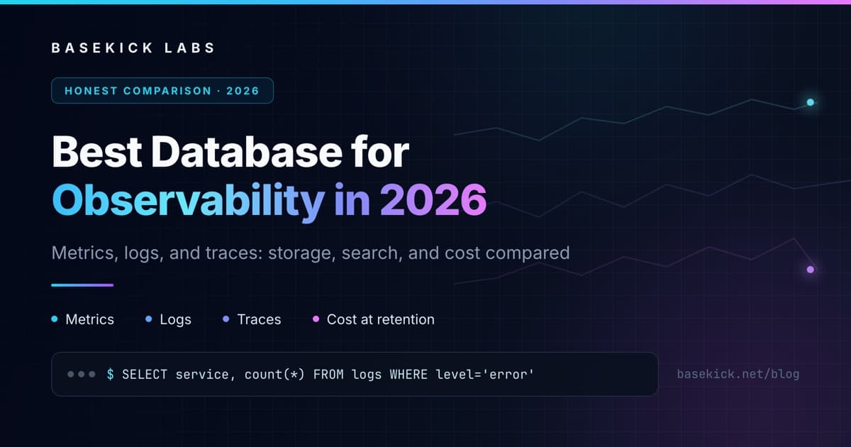 Cover image for Best Database for Observability in 2026